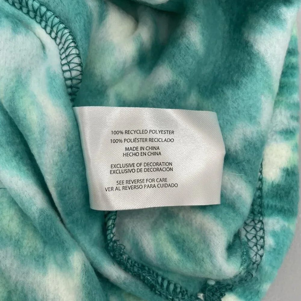 Eddie Bauer 1/4 Zip Polar Fleece Pullover Jacket Leaf Green Womens S